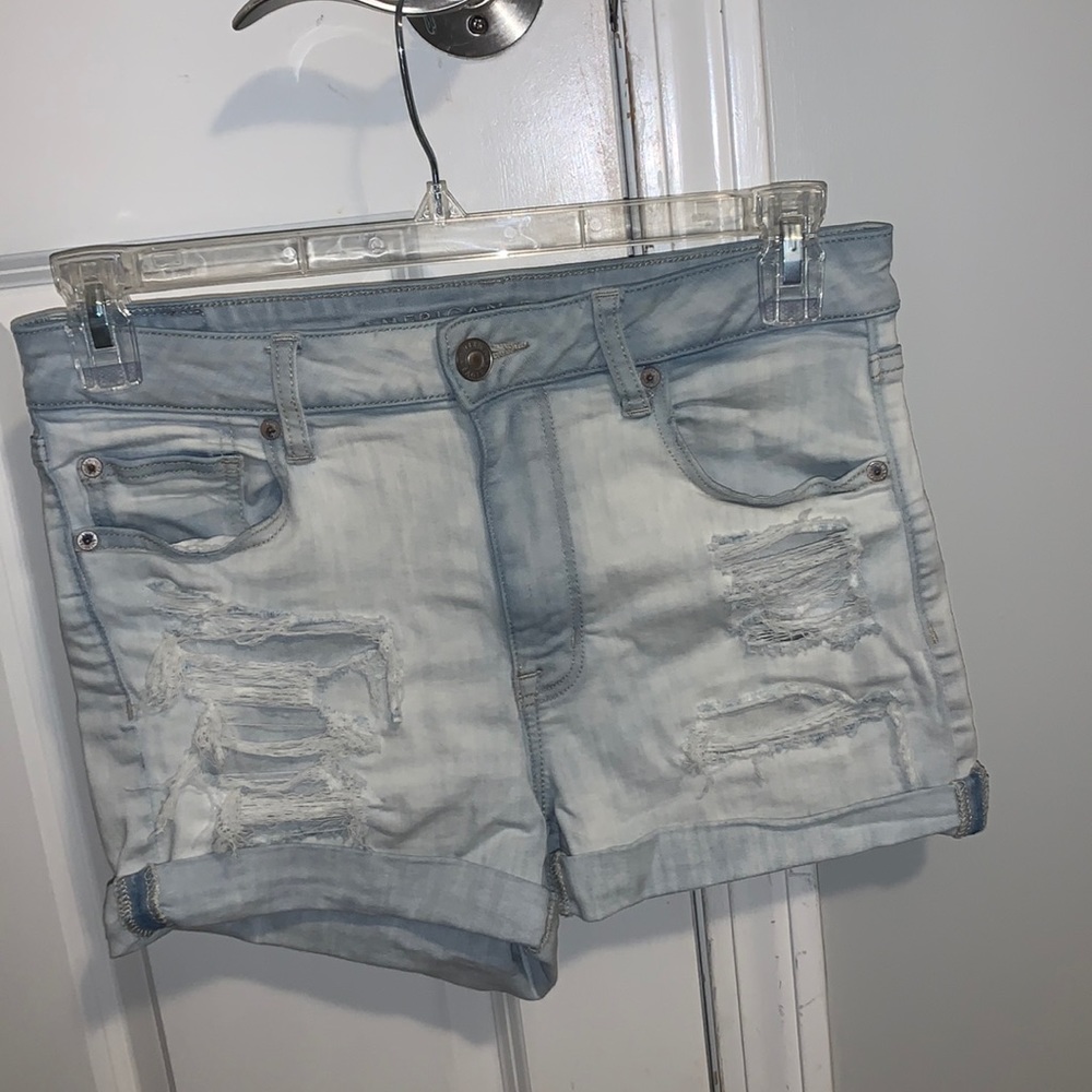 American Eagle Blue Jean Shorts Size 12